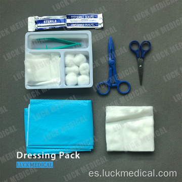 Kit de aderezo de cuidado de heridas desechables